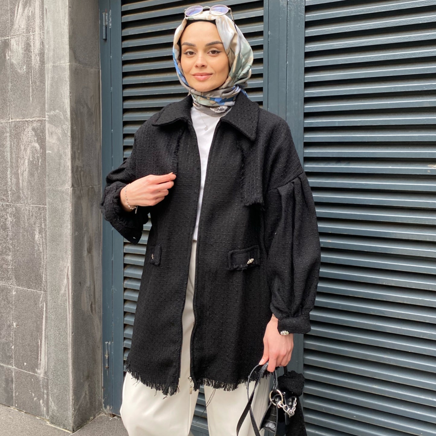 Tüvit Ceket - Siyah