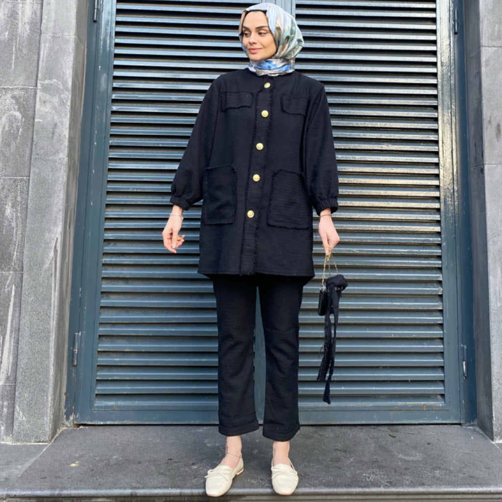 Tüvit Takım - Siyah