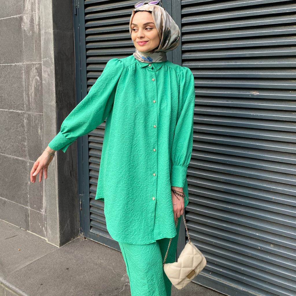 Kabartma Desenli Takım - Benetton