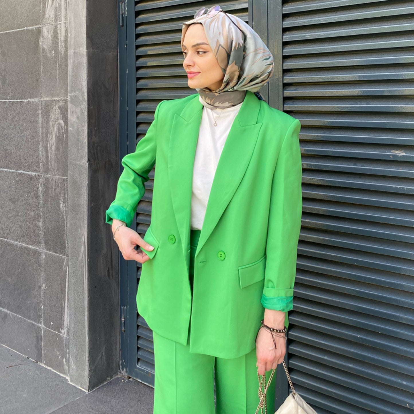 Yeşil - Blazer Takım