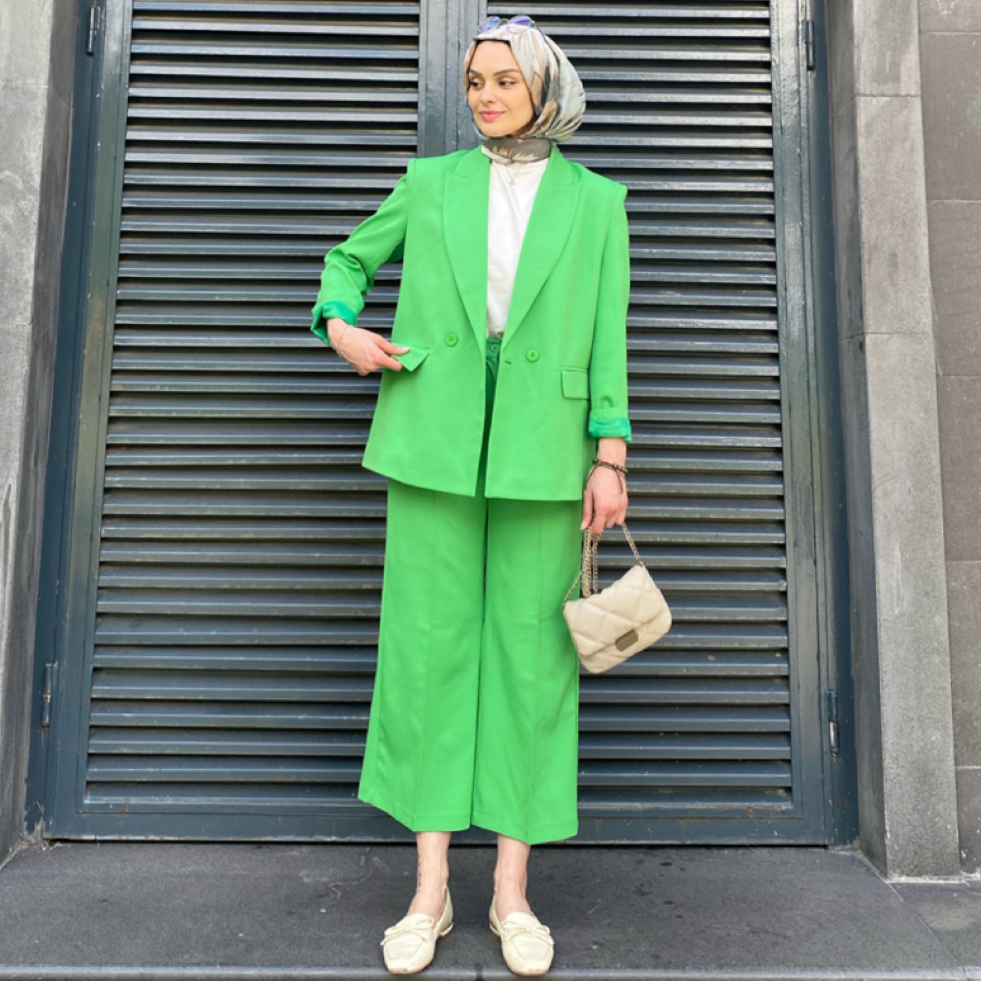 Yeşil - Blazer Takım