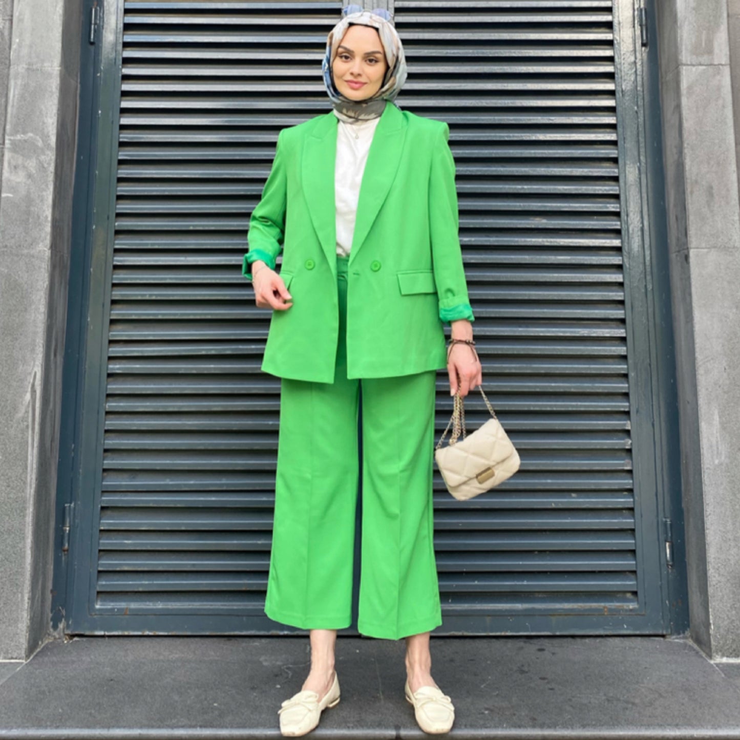 Yeşil - Blazer Takım