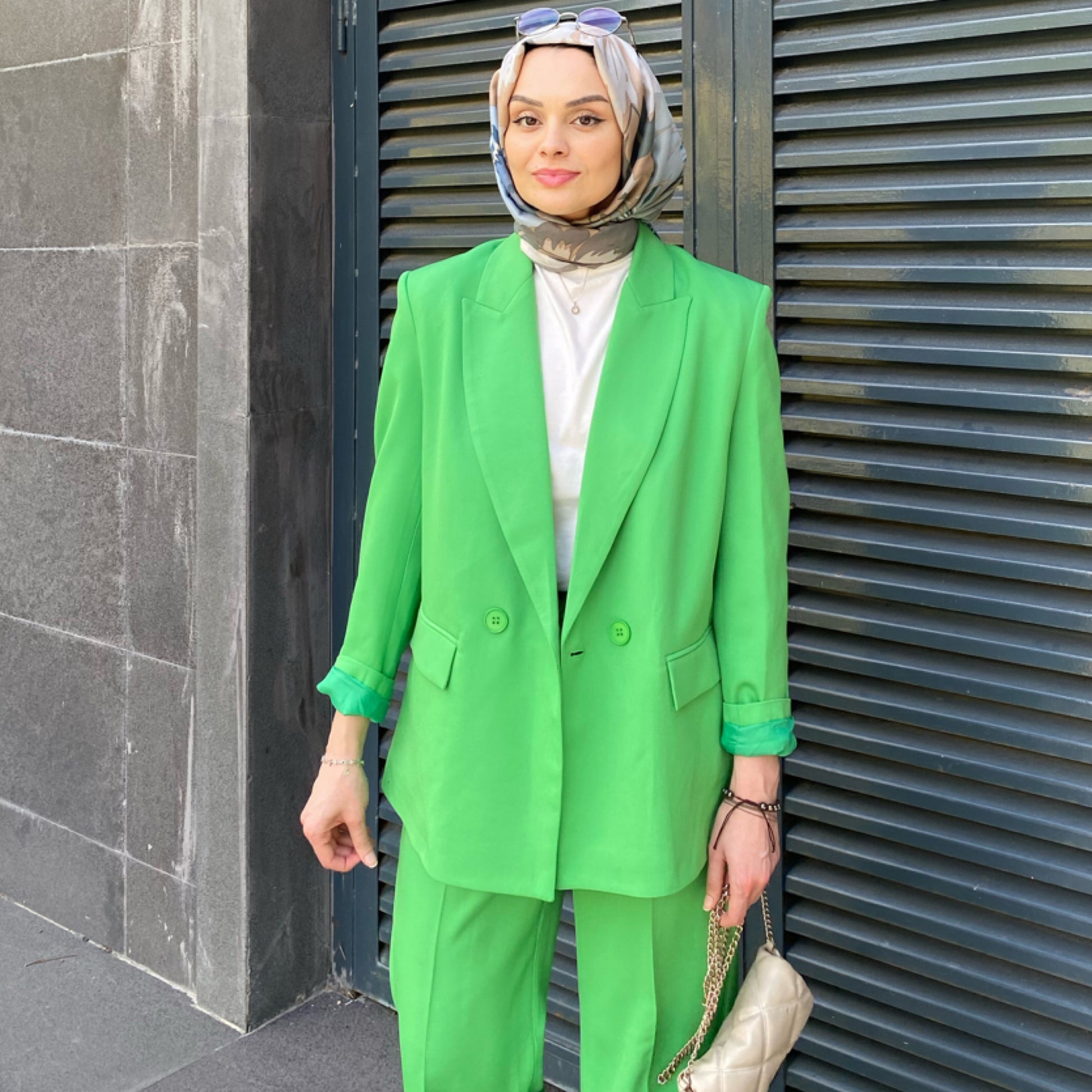 Yeşil - Blazer Takım