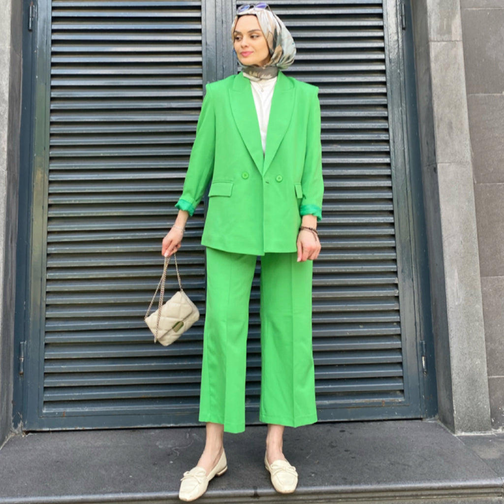 Yeşil - Blazer Takım