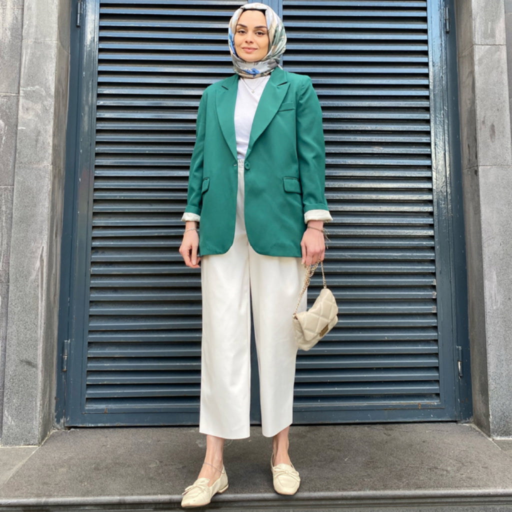 Blazer Ceket - Yeşil