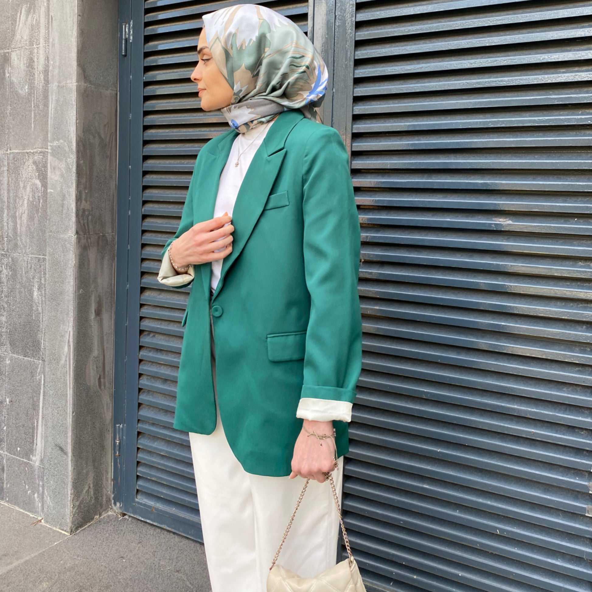 Blazer Ceket - Yeşil