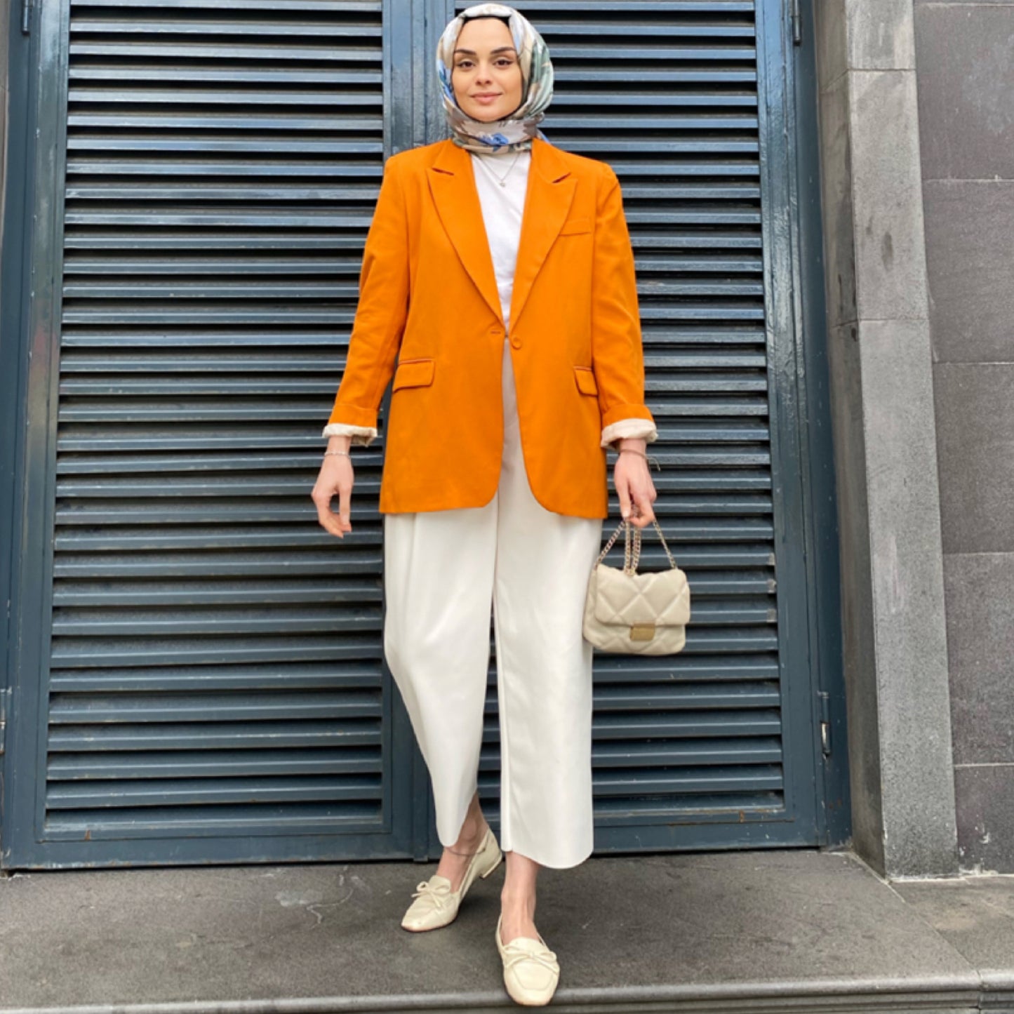 Blazer Ceket - Turuncu