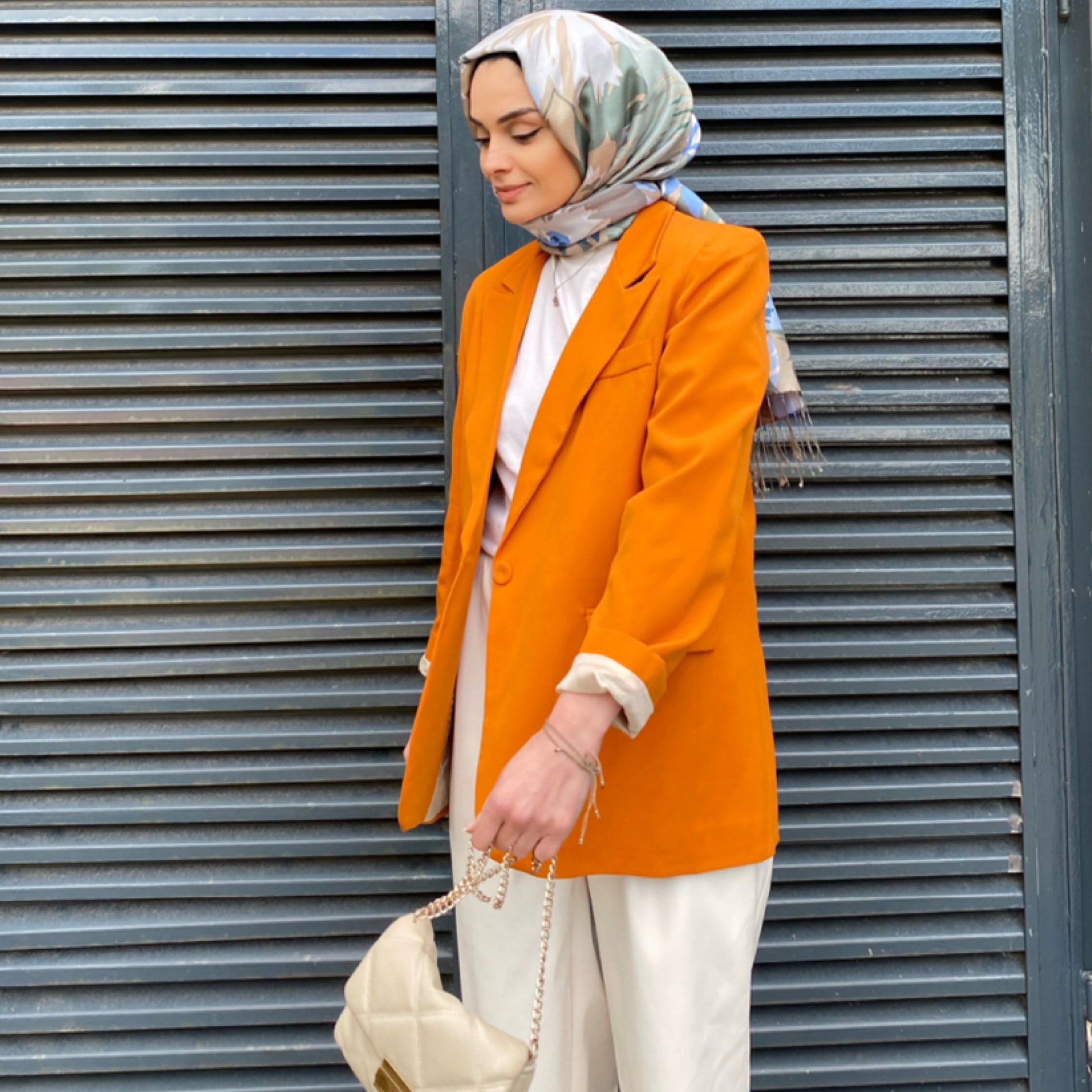 Blazer Ceket - Turuncu