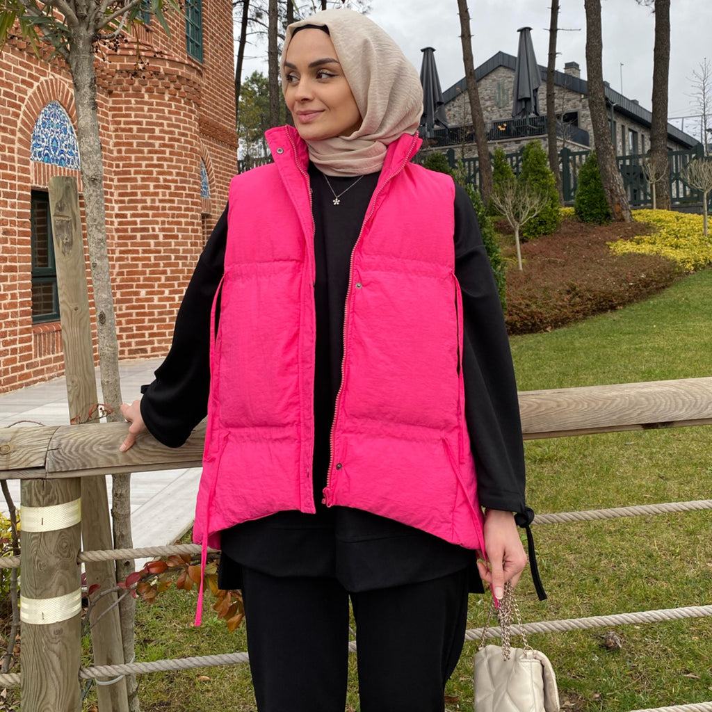 Şişme Yelek - Fuşya
