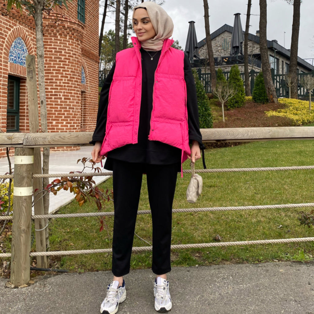 Şişme Yelek - Fuşya