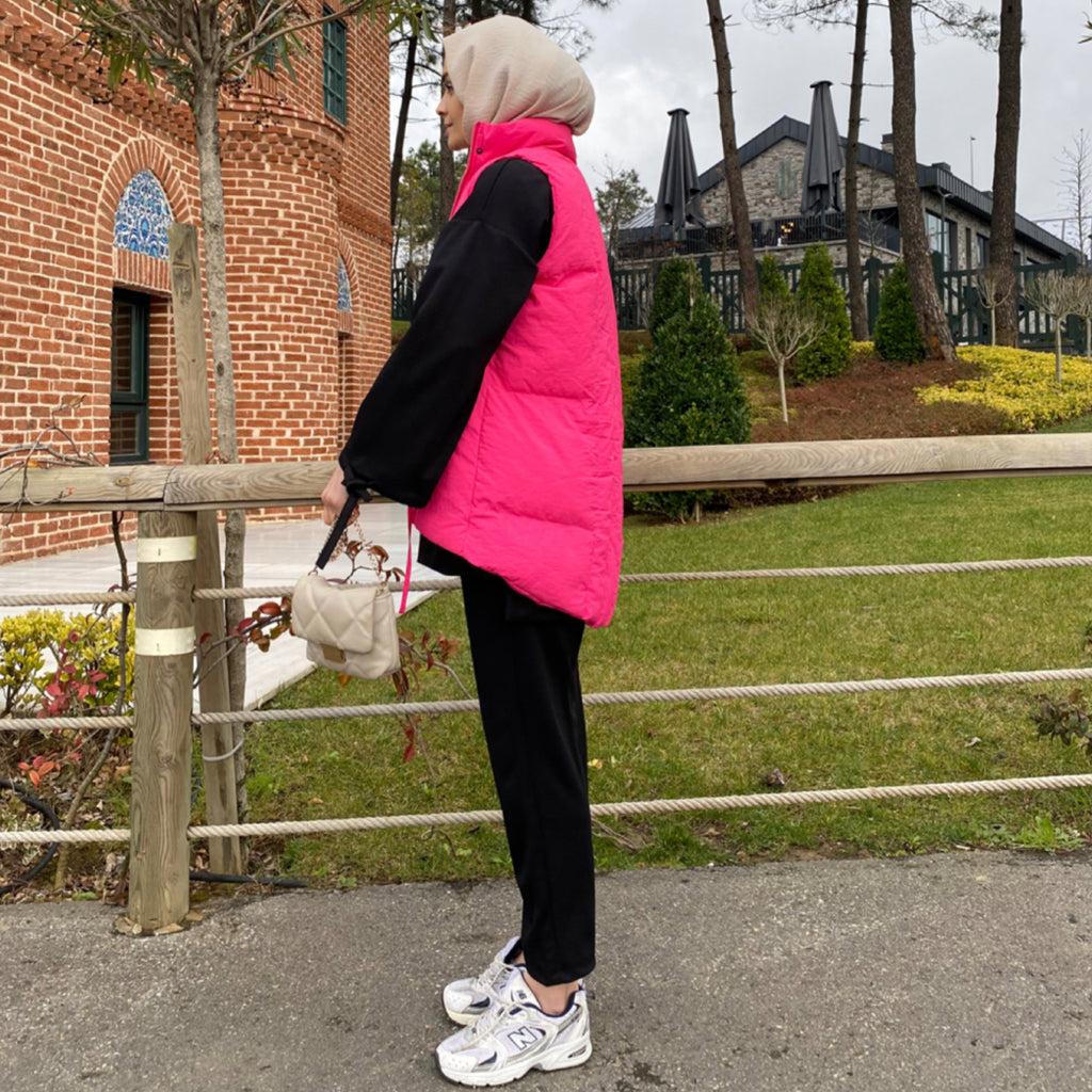 Şişme Yelek - Fuşya