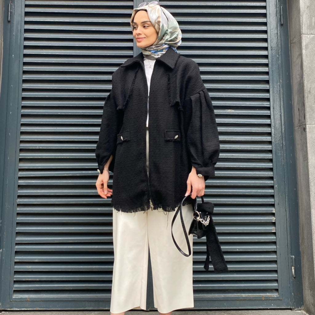 Tüvit Ceket - Siyah