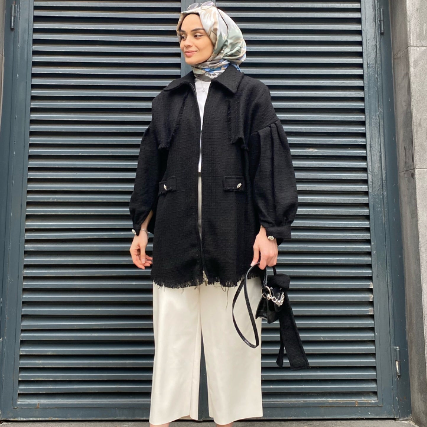 Tüvit Ceket - Siyah