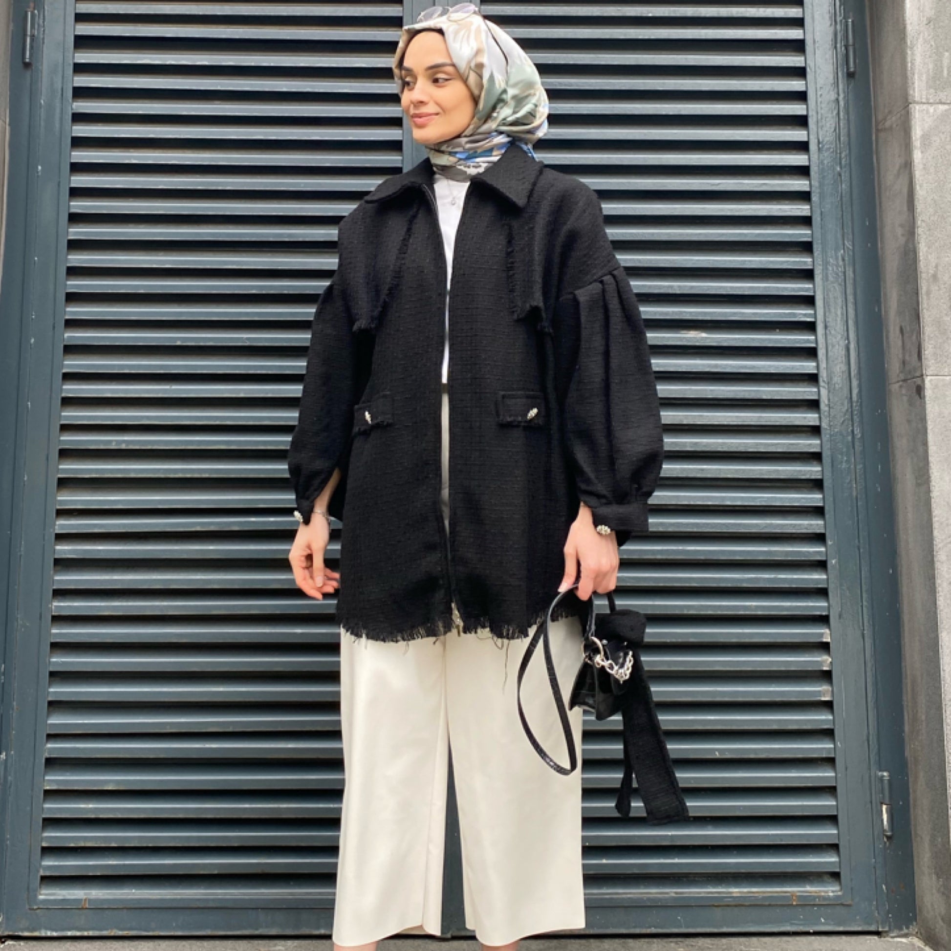 Tüvit Ceket - Siyah