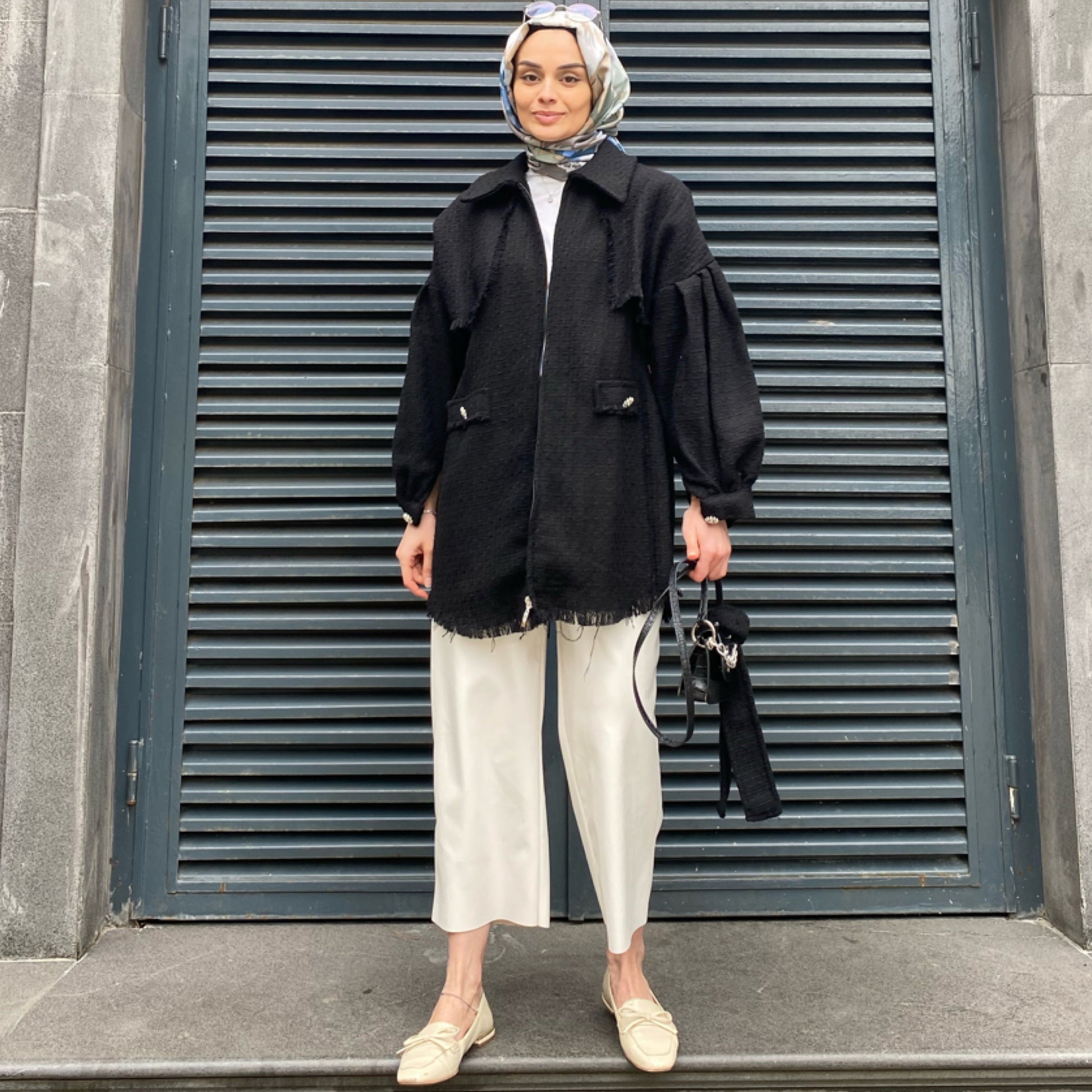 Tüvit Ceket - Siyah