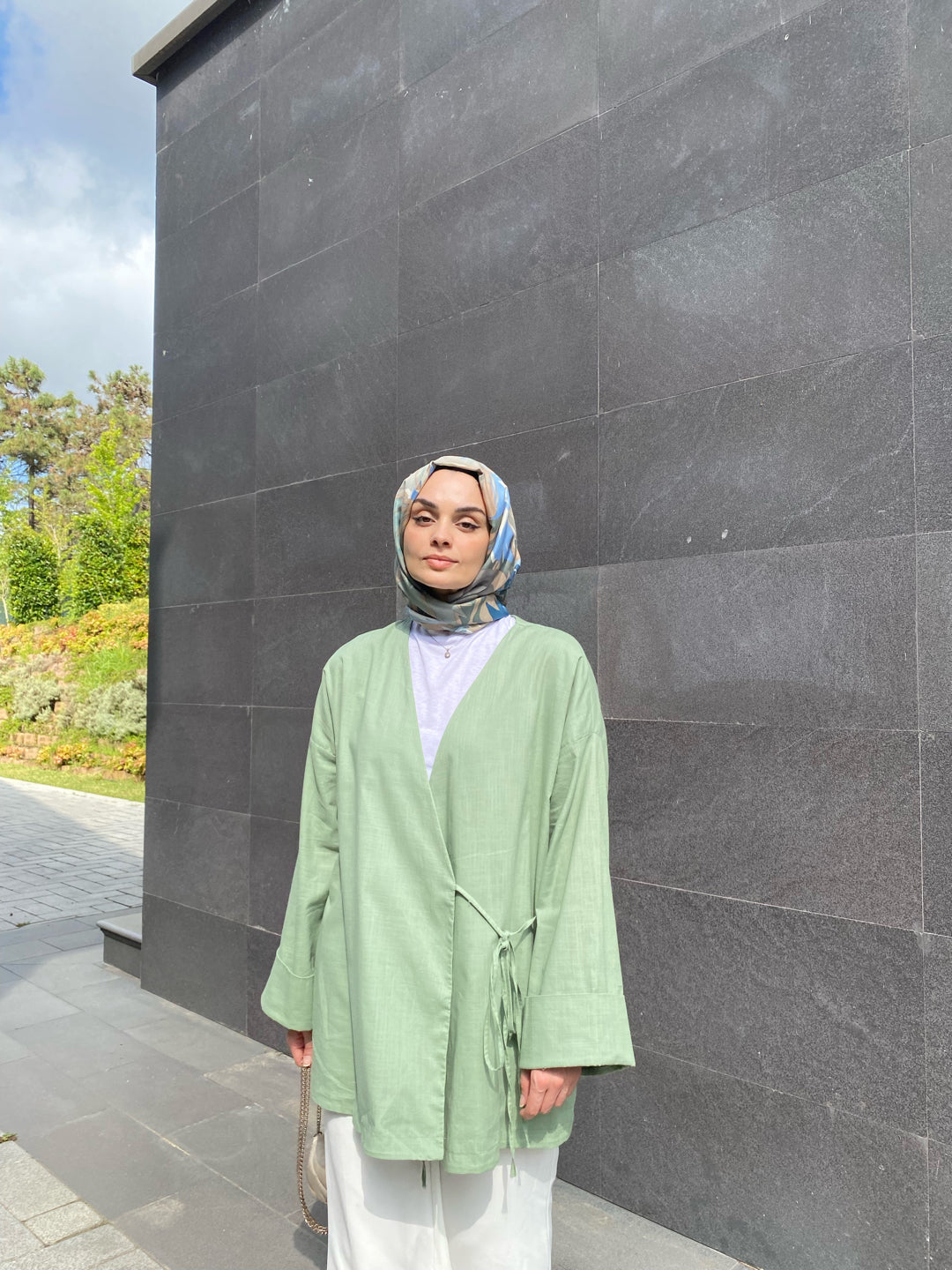 Çağla Yeşili - Tasarım Kimono