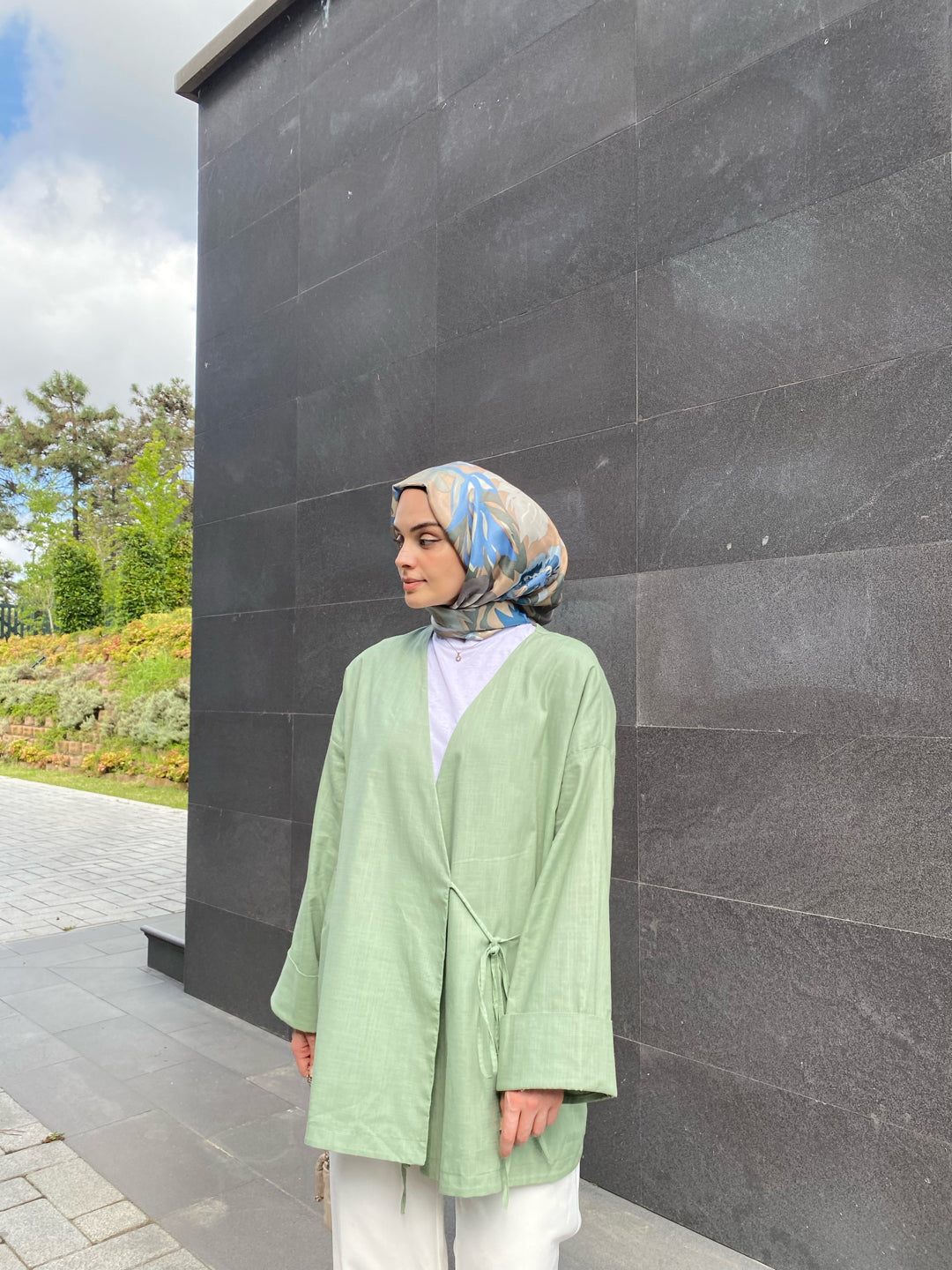 Çağla Yeşili - Tasarım Kimono