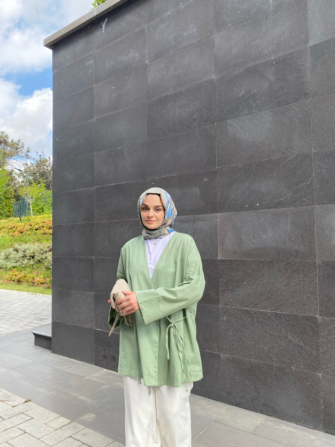 Çağla Yeşili - Tasarım Kimono