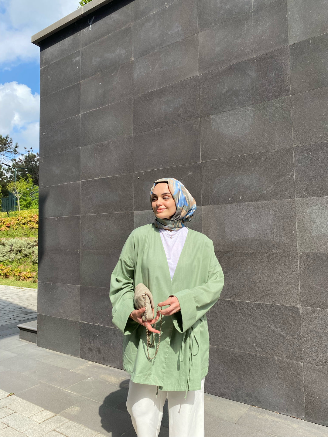 Çağla Yeşili - Tasarım Kimono