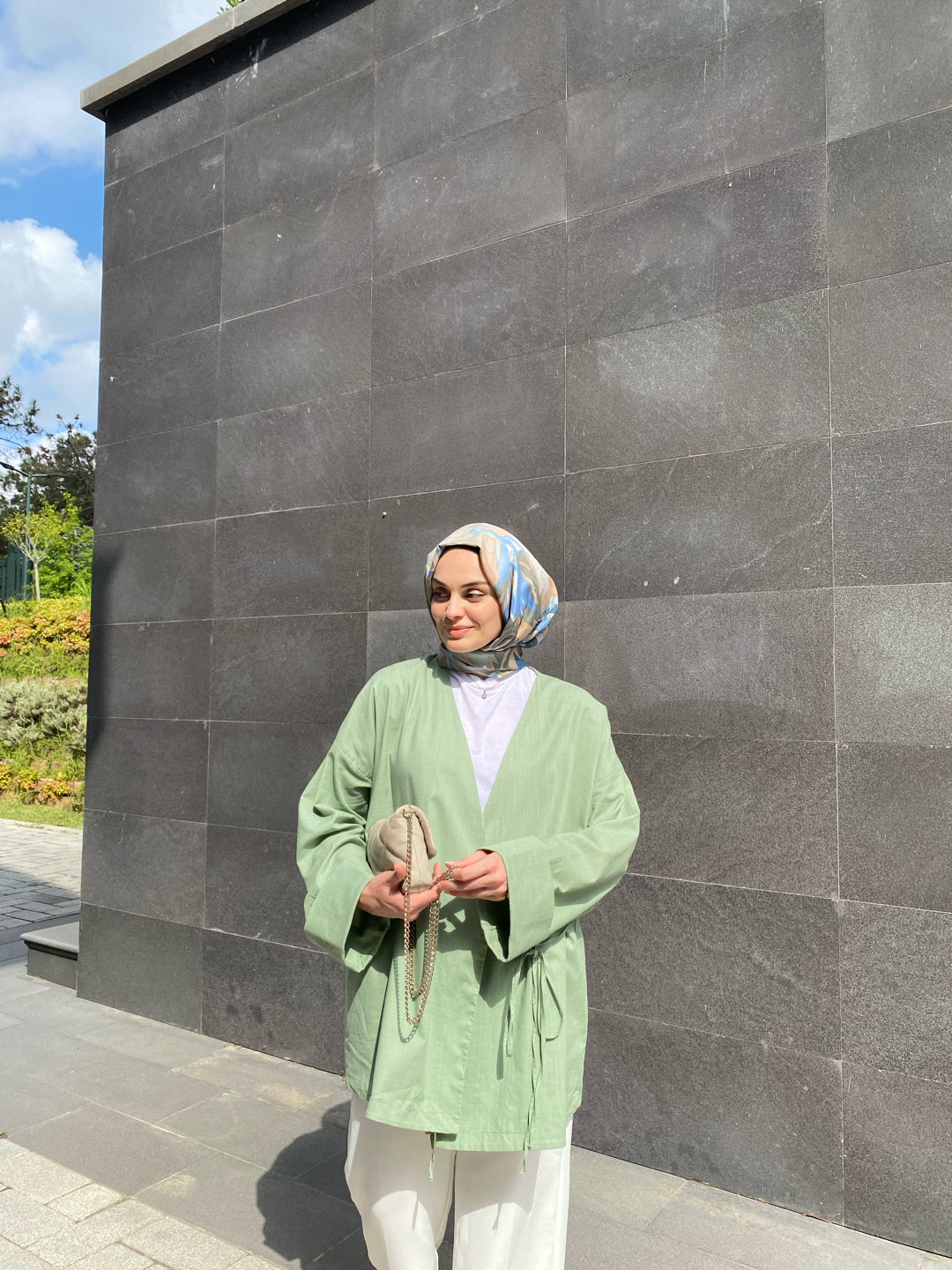 Çağla Yeşili - Tasarım Kimono