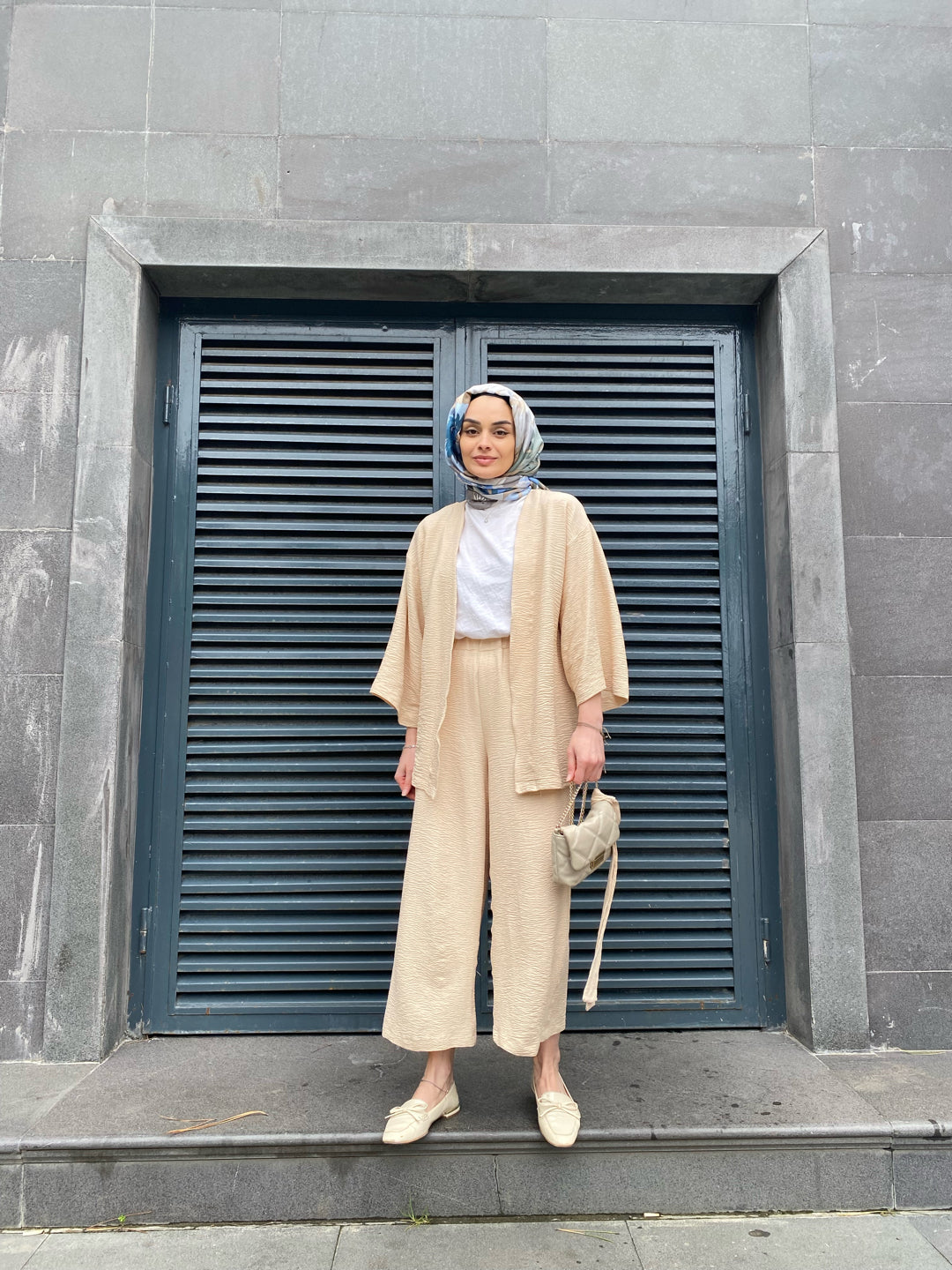 Kimono Takım - Bej