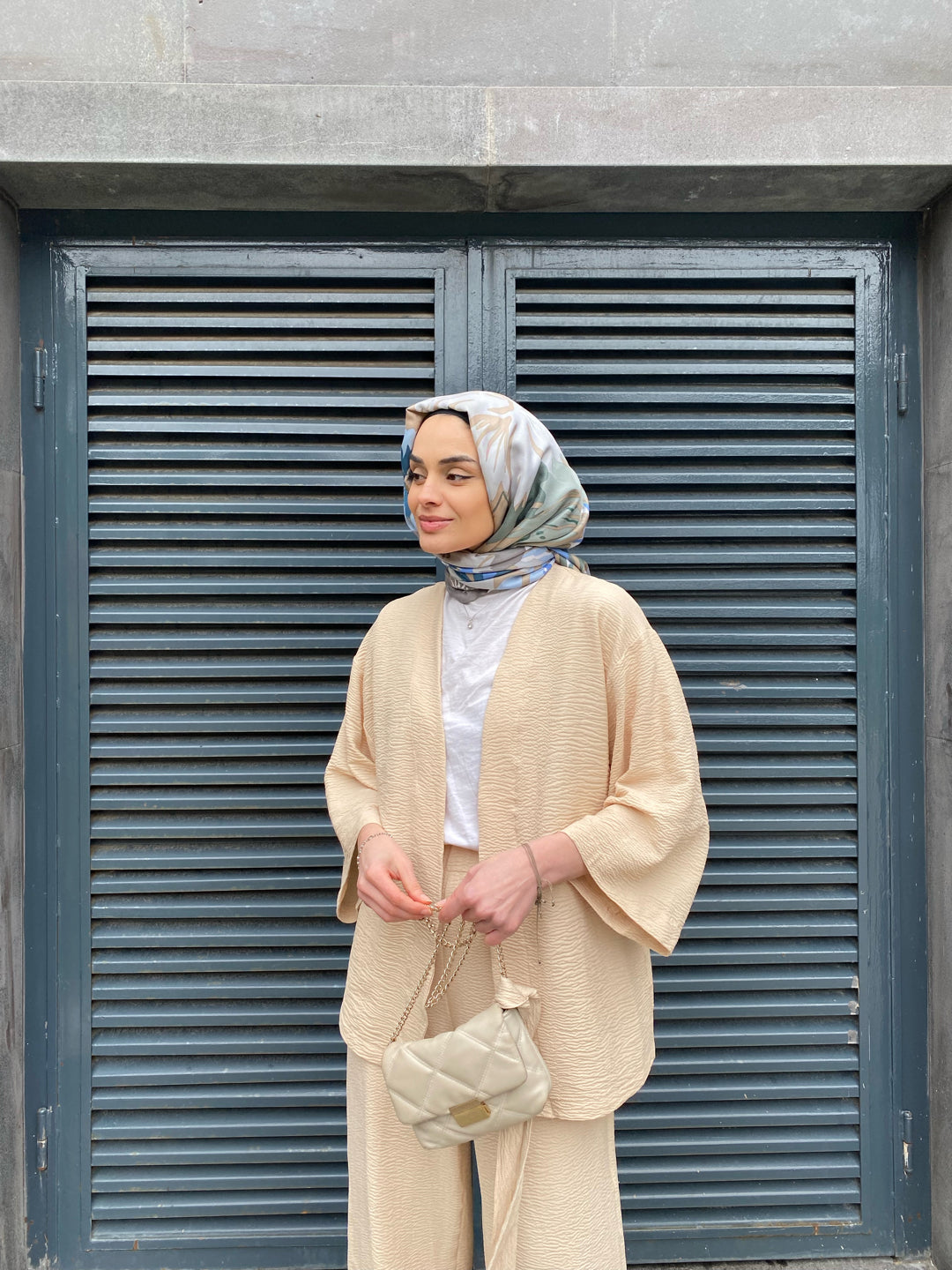 Kimono Takım - Bej