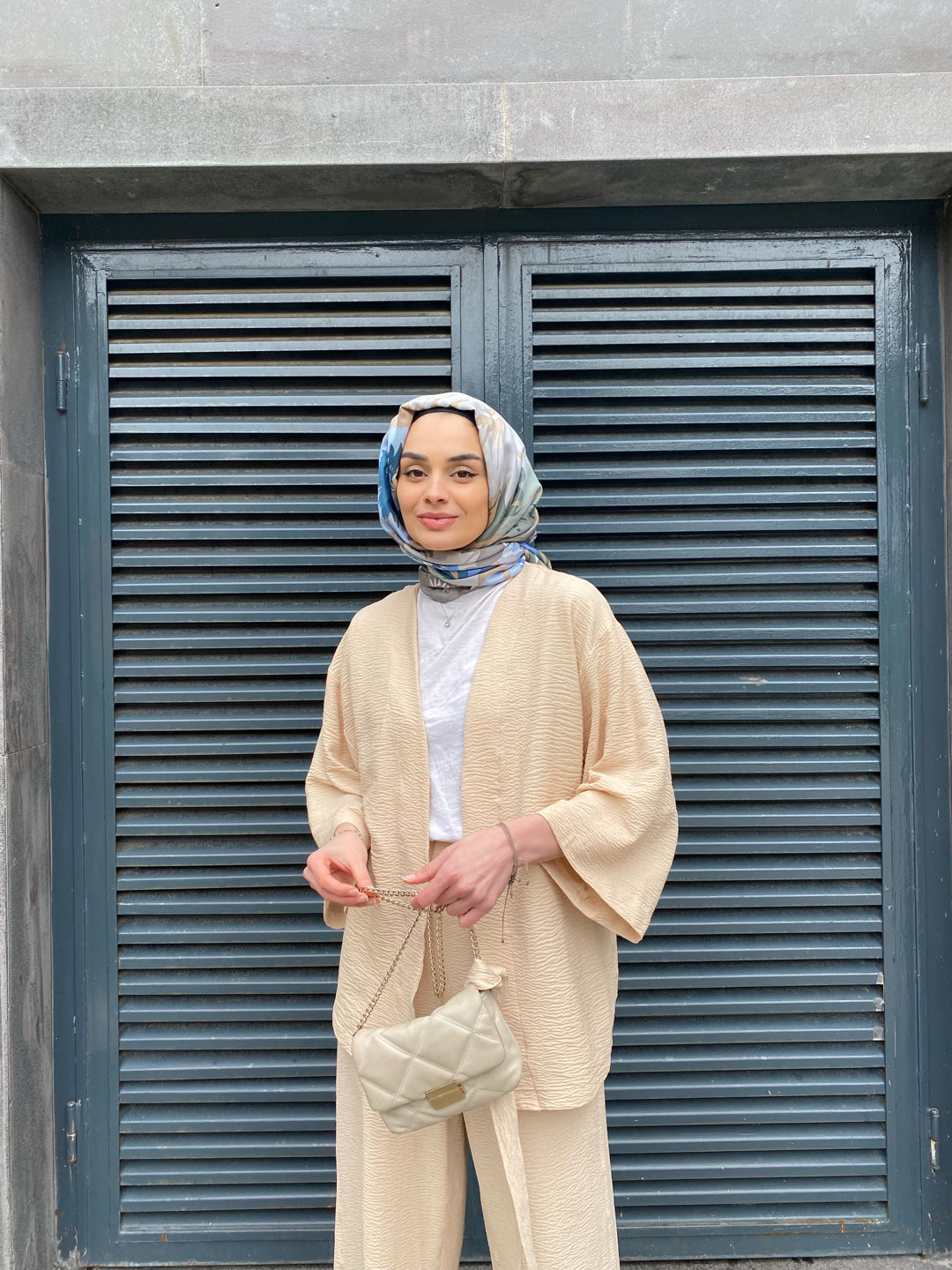 Kimono Takım - Bej