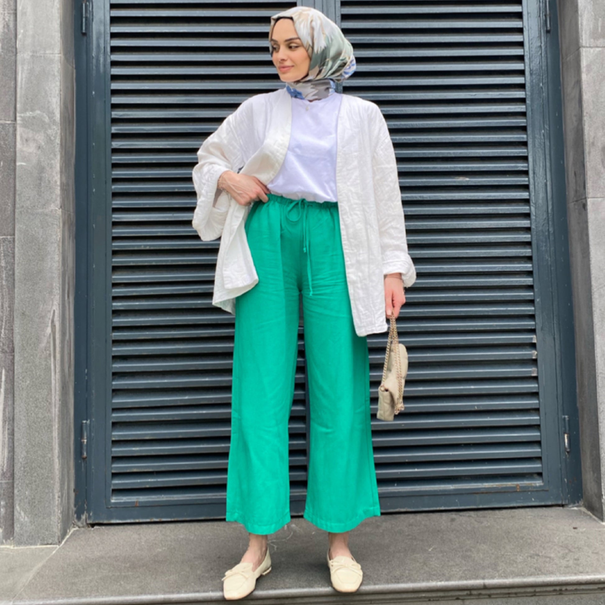 Benetton Keten Pantolon