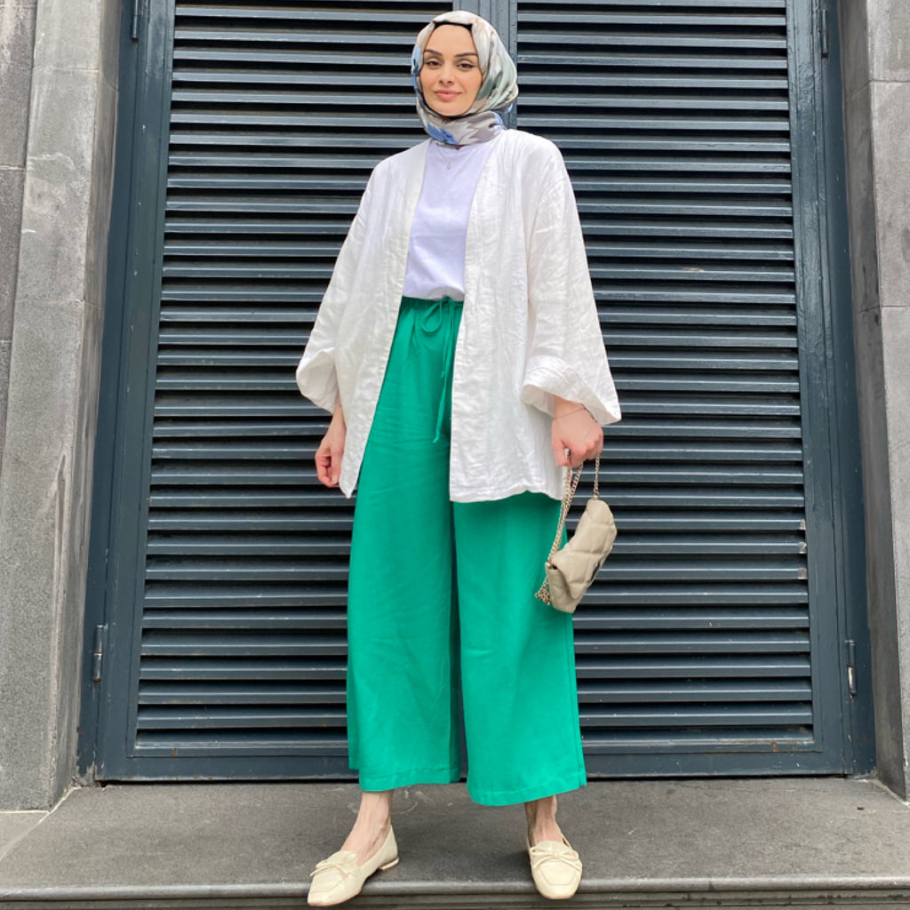 Benetton Keten Pantolon