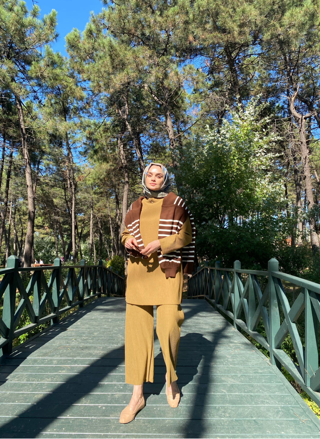 Triko Takım - Yağ Yeşili