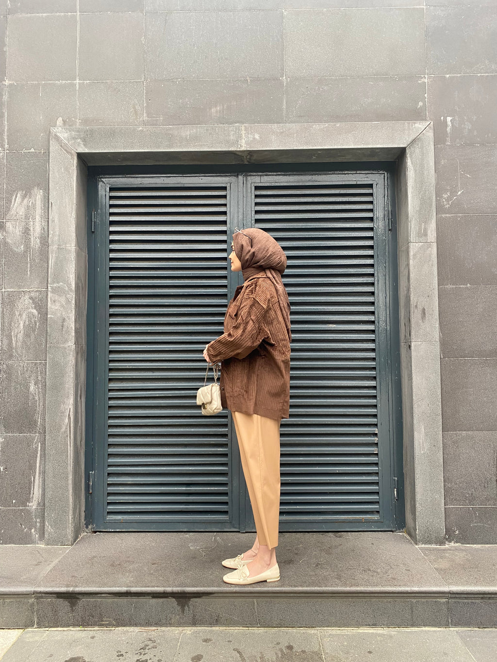 Kadife Ceket - Kahve