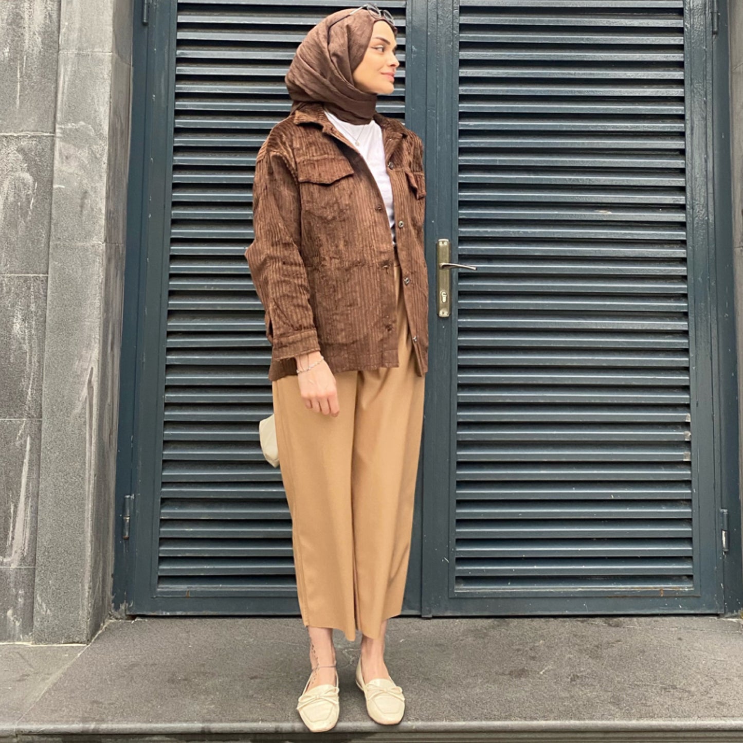 Kadife Ceket - Kahve