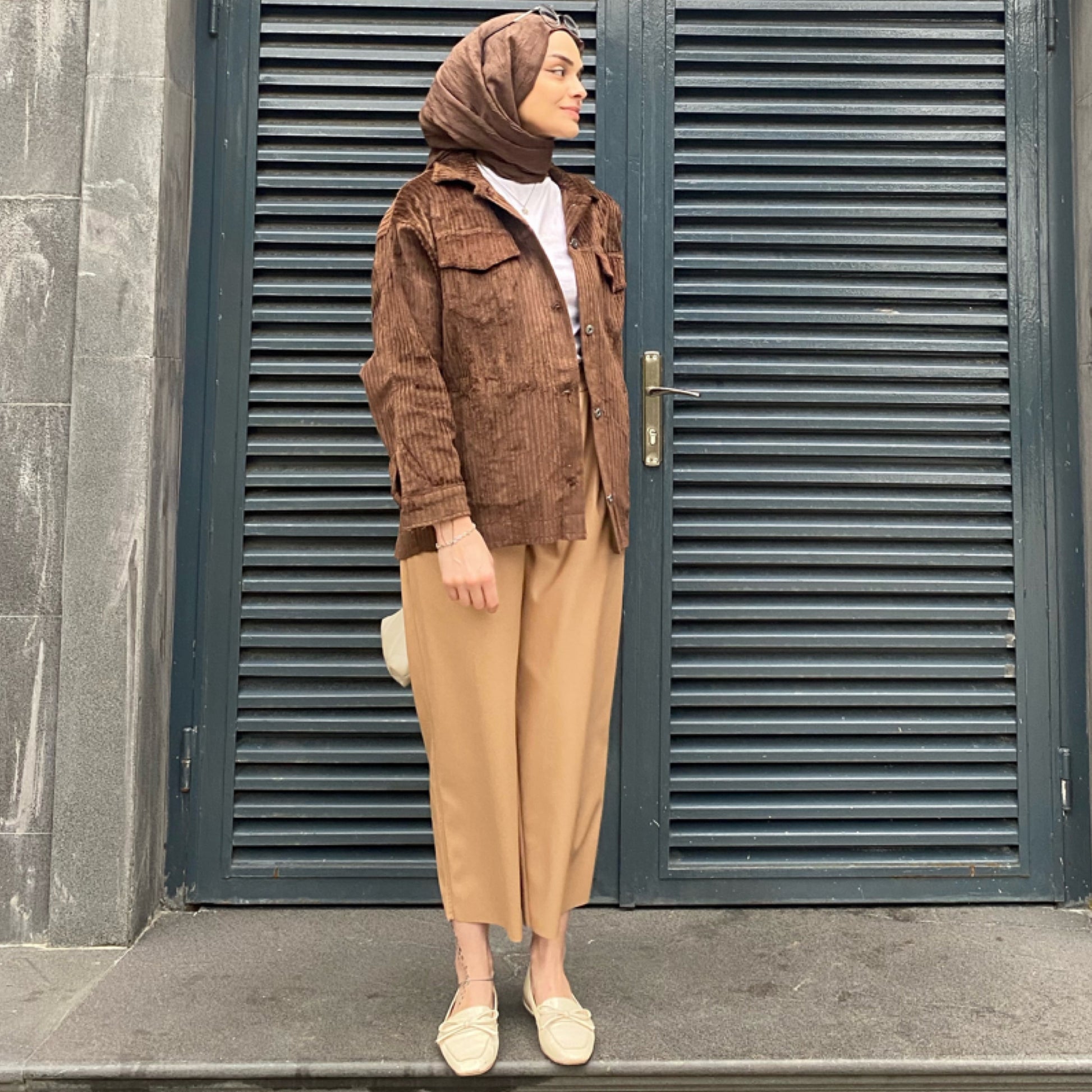 Kadife Ceket - Kahve