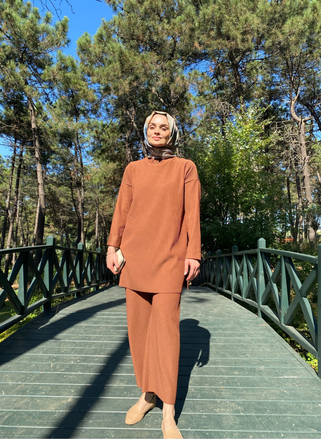 Triko Takım - Kahverengi