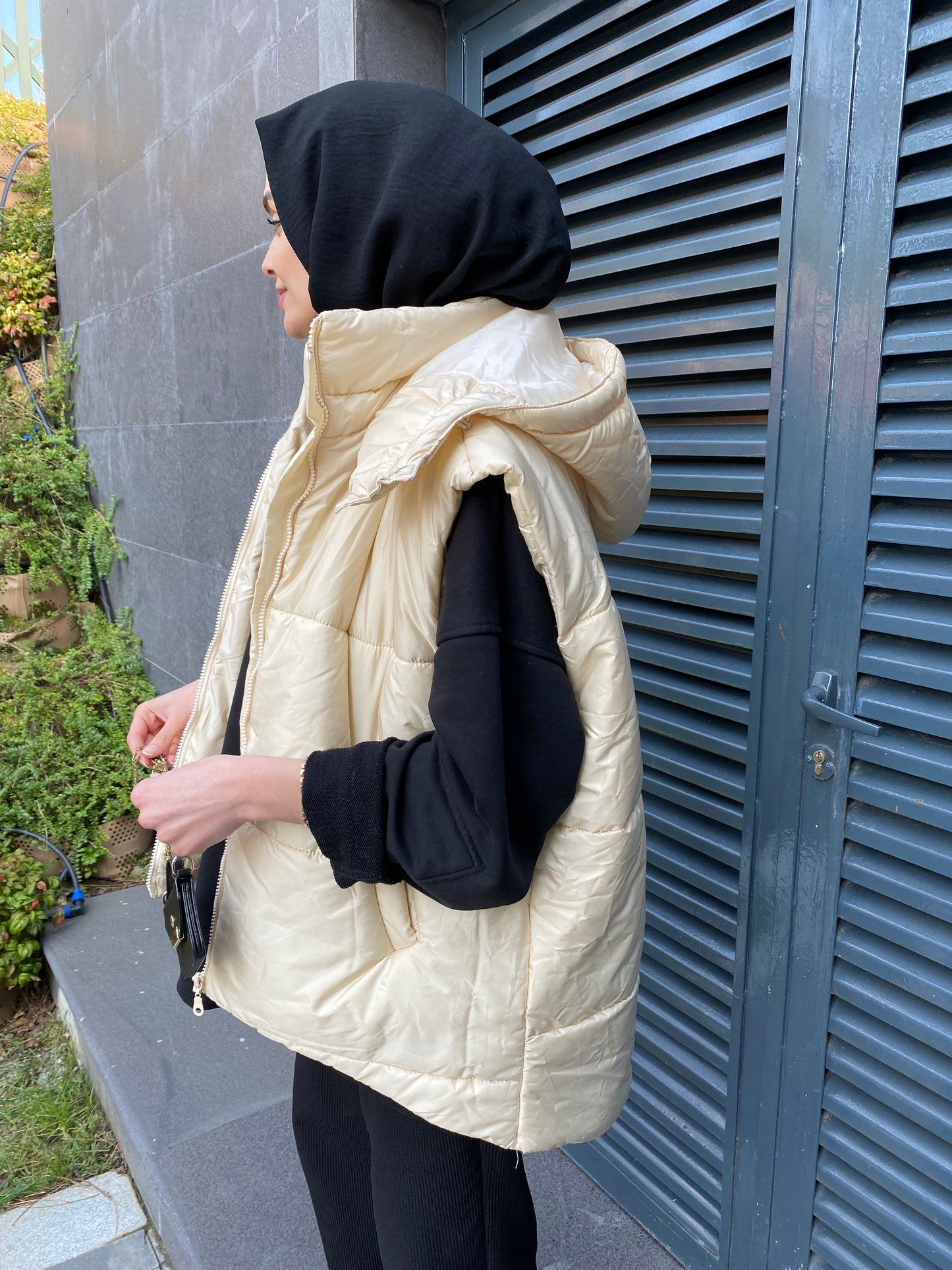 Premium Kapüşonlu Şişme Yelek