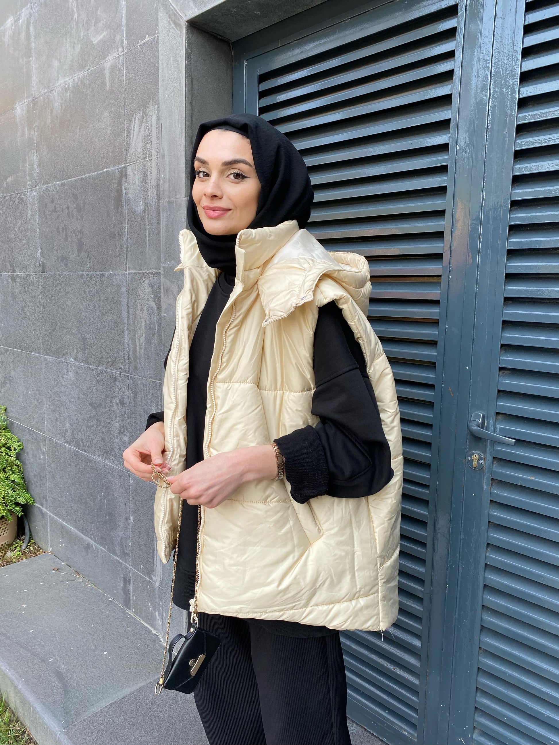 Premium Kapüşonlu Şişme Yelek