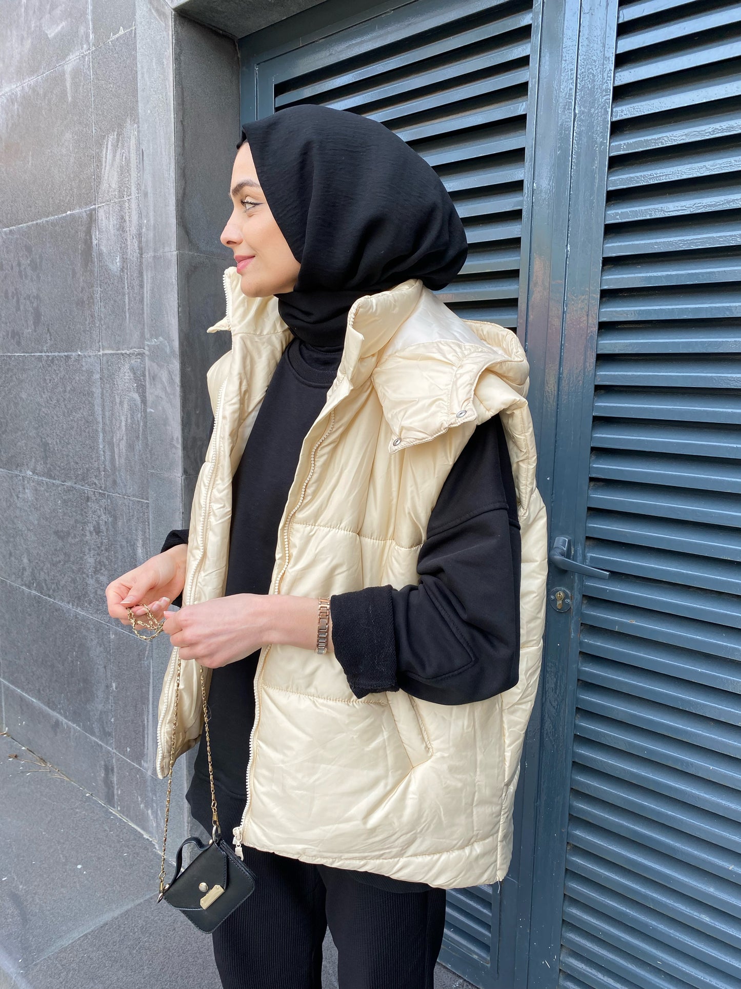 Premium Kapüşonlu Şişme Yelek