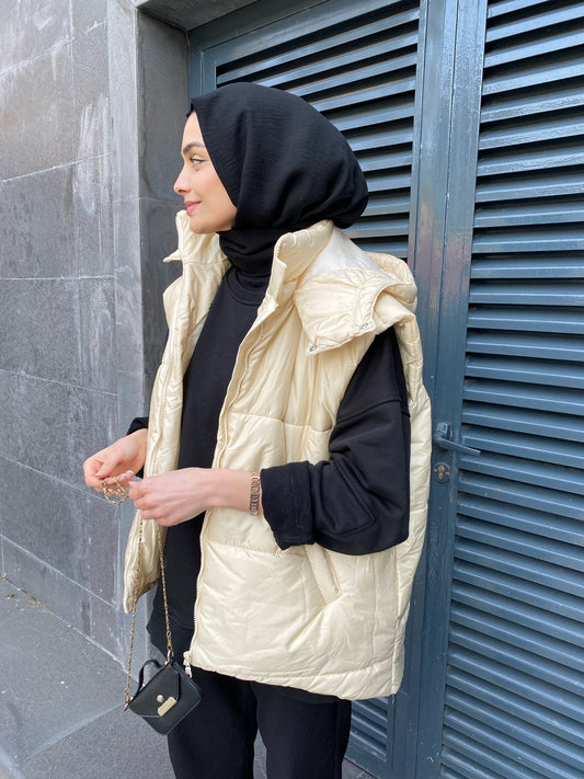 Premium Kapüşonlu Şişme Yelek