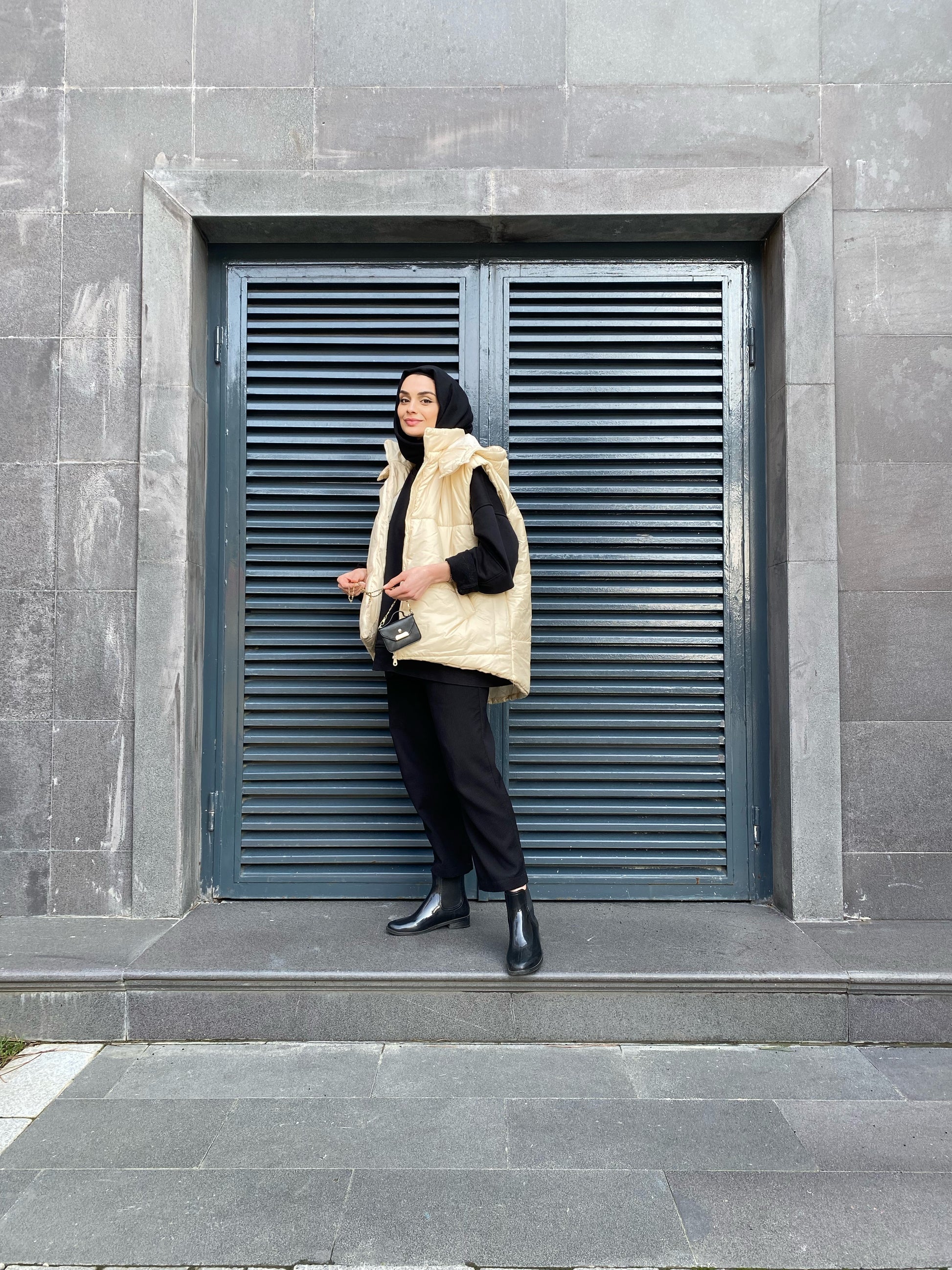 Premium Kapüşonlu Şişme Yelek