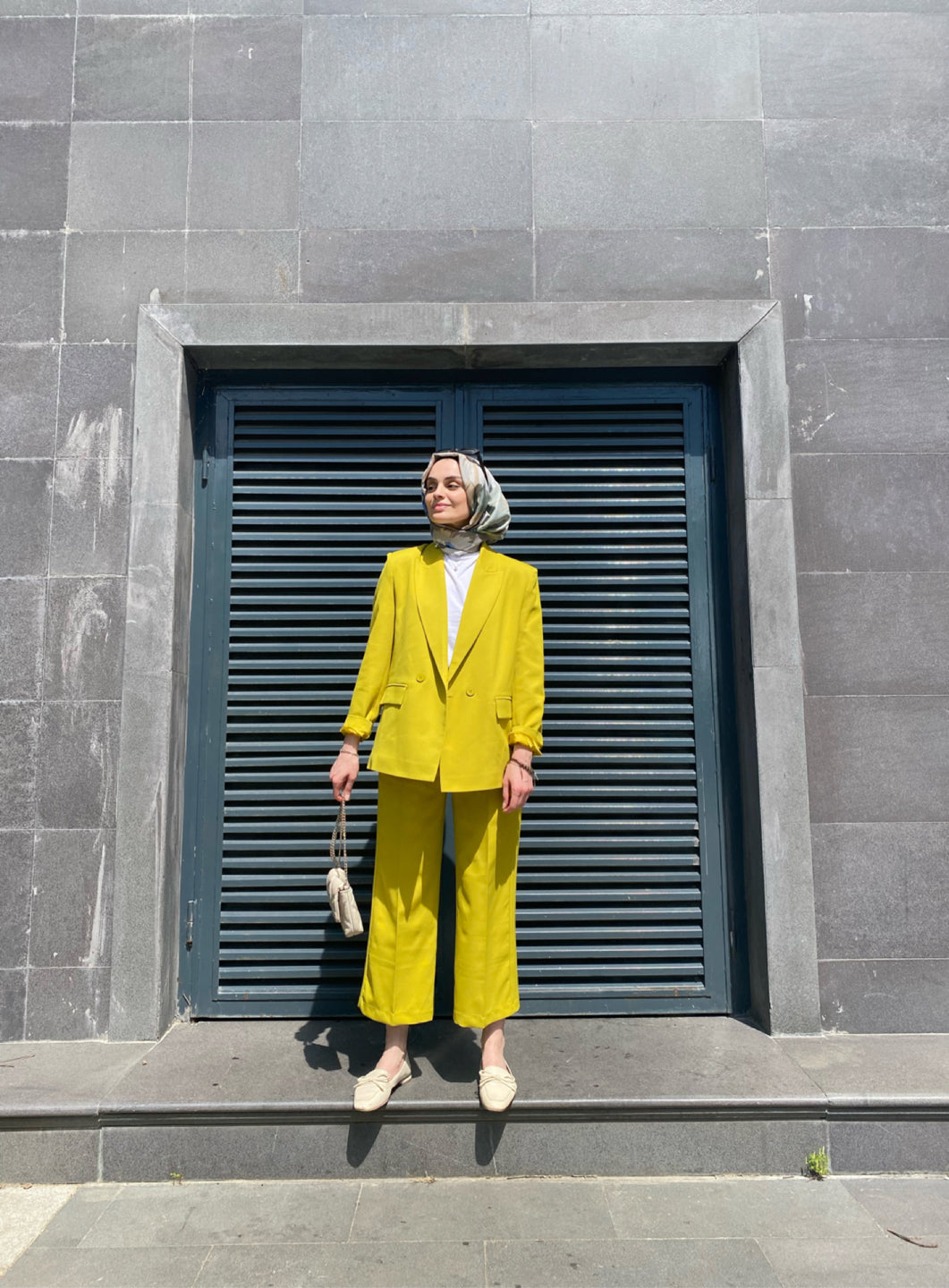 Yağ Yeşili - Blazer Takım