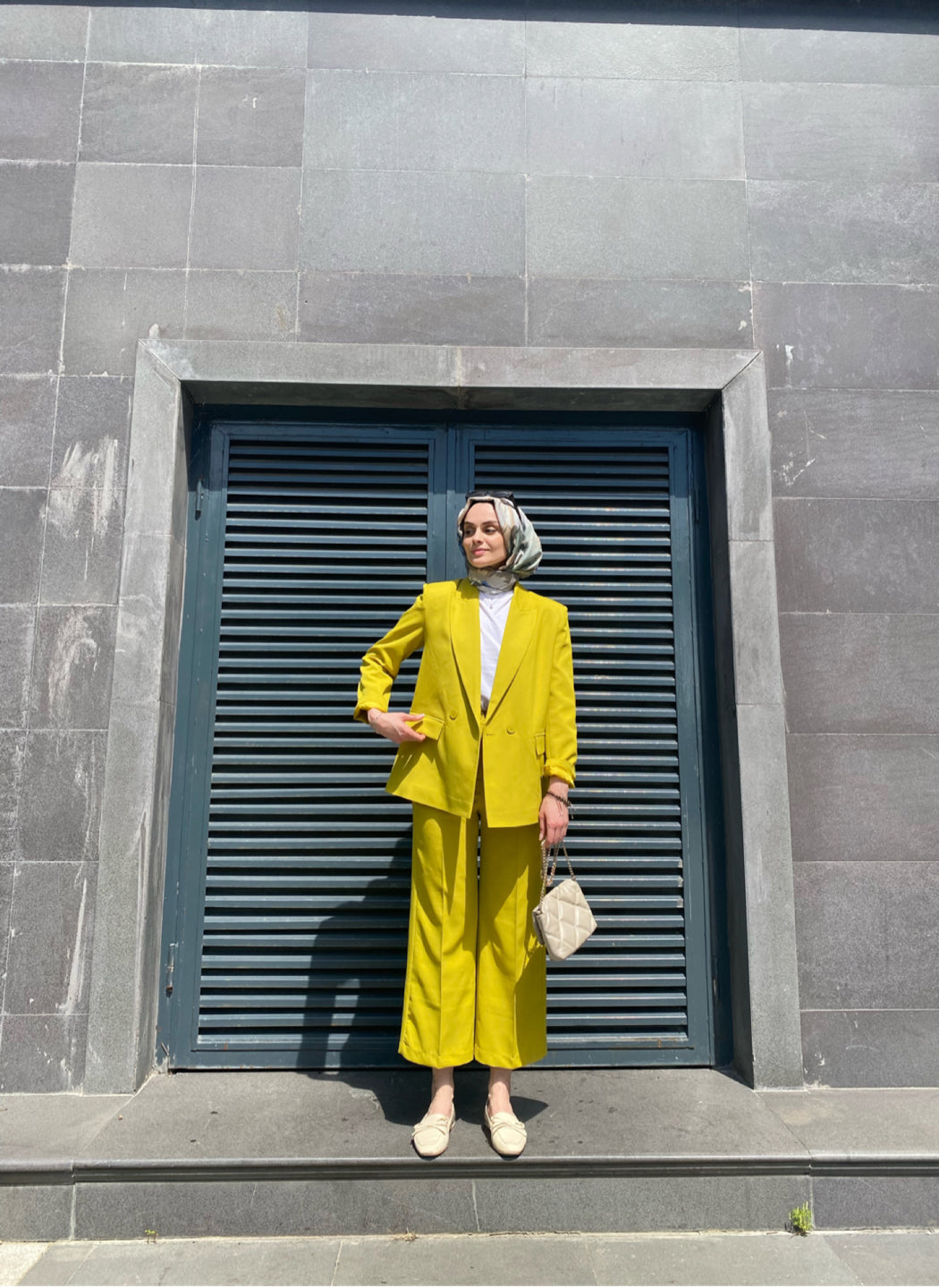 Yağ Yeşili - Blazer Takım