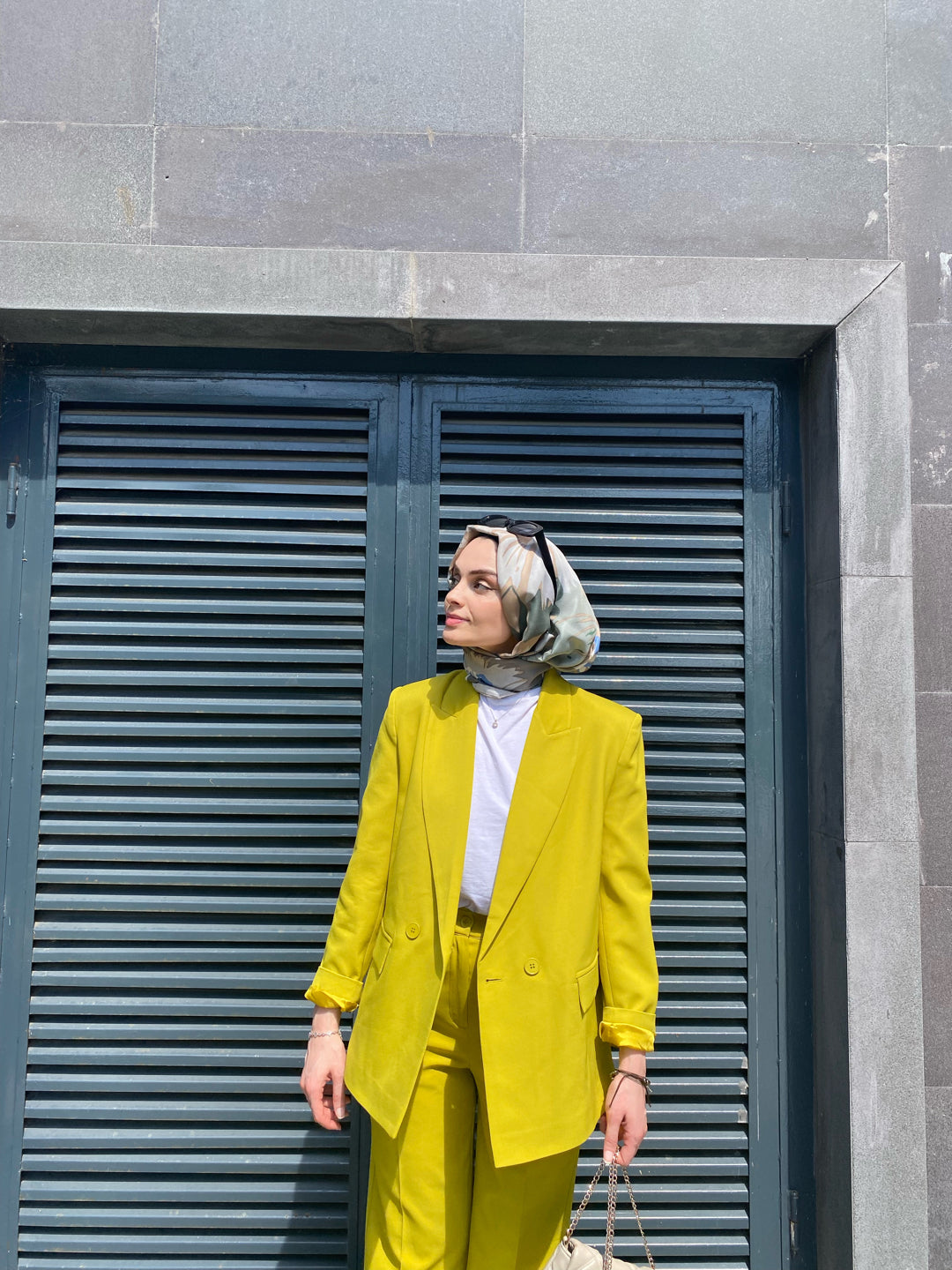 Yağ Yeşili - Blazer Takım