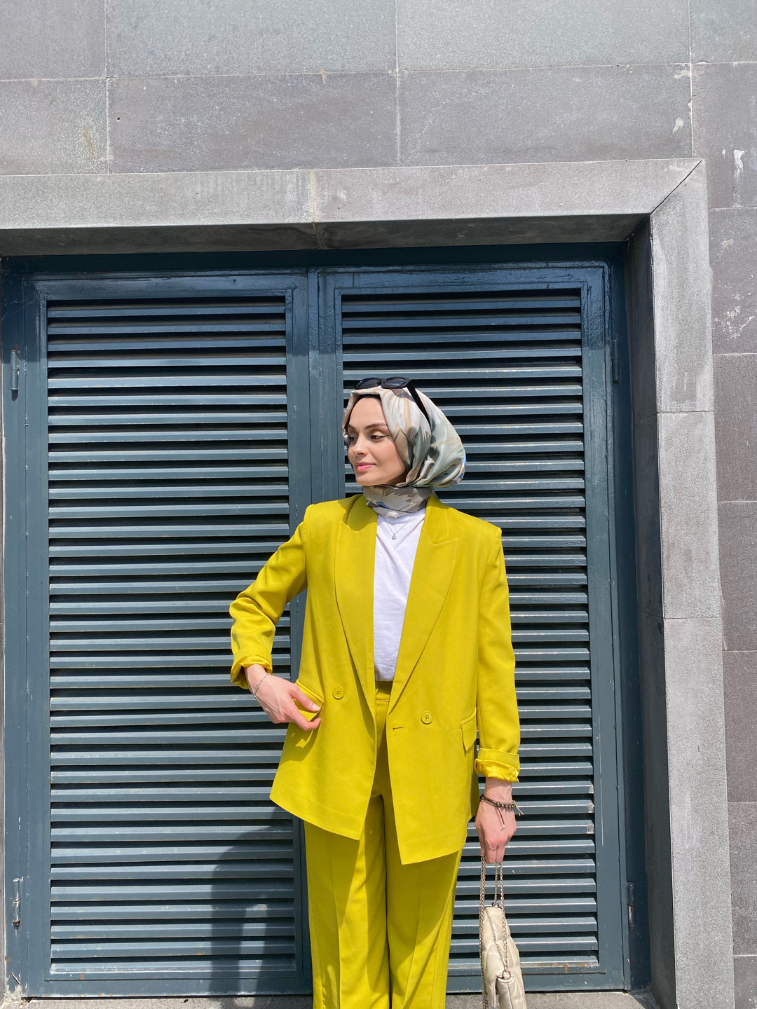 Yağ Yeşili - Blazer Takım