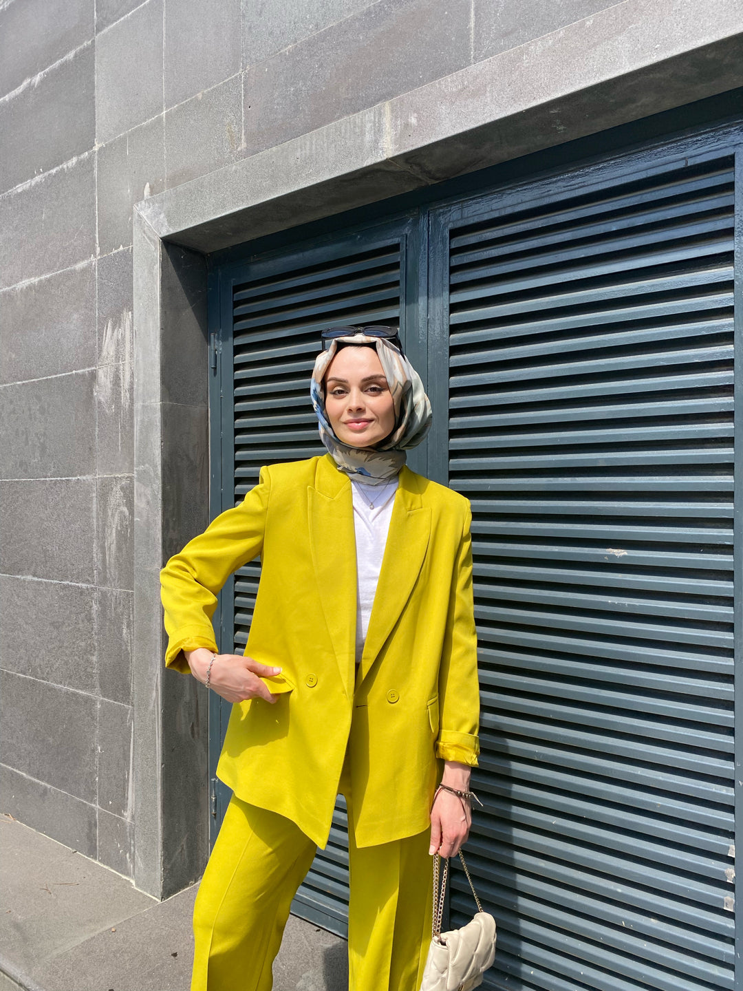 Yağ Yeşili - Blazer Takım