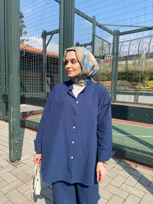 Mavi - Keten İkili Takım