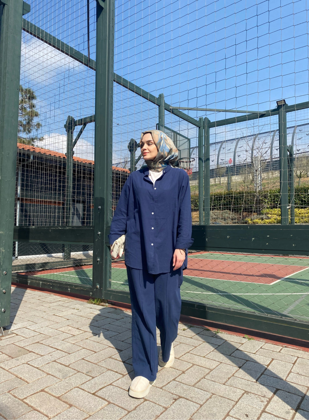 Mavi - Keten İkili Takım