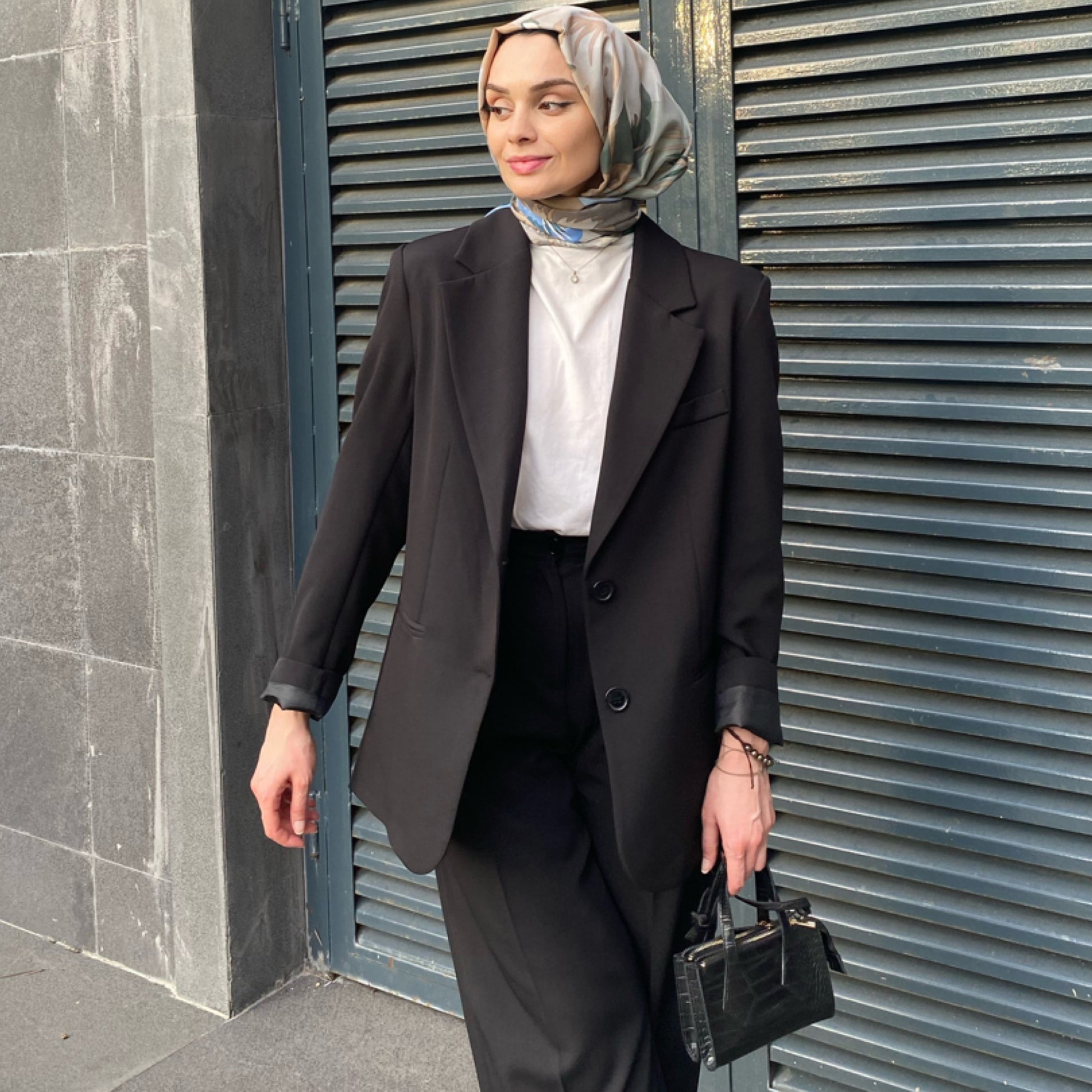 Siyah - Blazer Takım